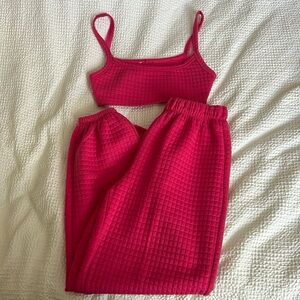 princess polly quilted jogger set size small